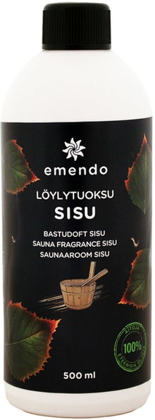 Emendos Sisu-bastudoft i en 500 ml-flaska