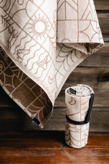 Jokipiin Pellava Nord rullhandduk, ljus/brun