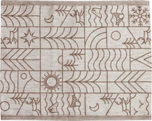 Jokipiin Pellava Nord solo bastulavduk, ljus/brun, 45 x 55 cm