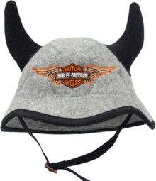 Bastu- och badtunnehatt: Harley med horn