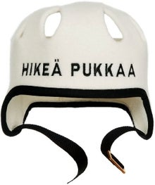 Bastu- och badm&ouml;ssa &ndash; Hockeyhj&auml;lm, Blir svettig