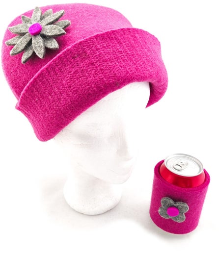 Med blomsterdekorationer